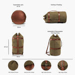 Load image into Gallery viewer, Duffel Backpack »Robin«
