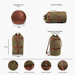 Load image into Gallery viewer, Duffel Backpack »Robin« M
