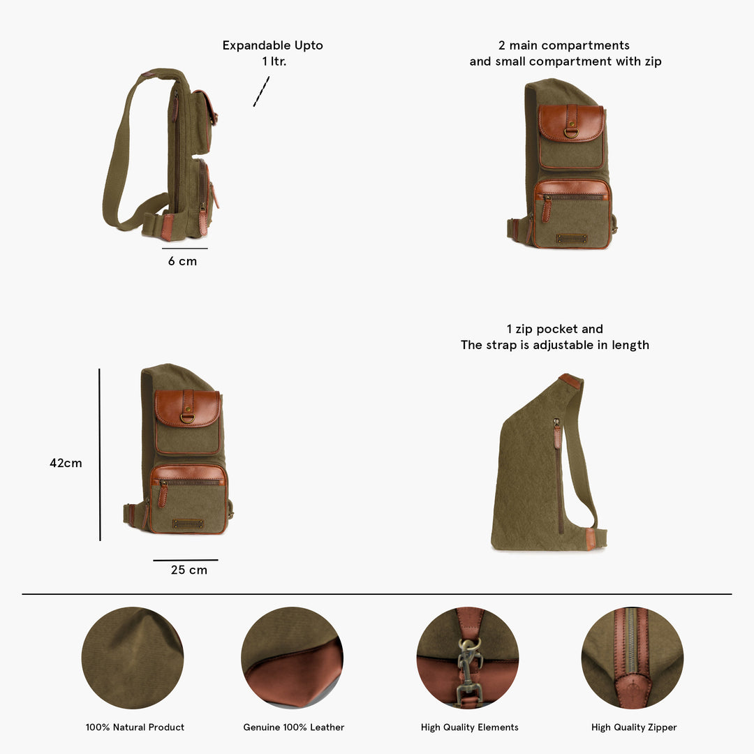 Sling Backpack »Mateo«