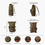 Load image into Gallery viewer, Duffel Backpack »Dale«
