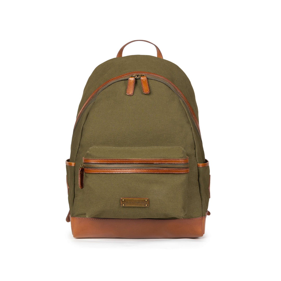 80s 90s vintage leather backpack green - バッグ