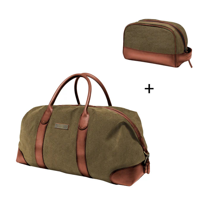 SET/2 WEEKENDER »DAVID« & TOILETRY BAG »GLEN«