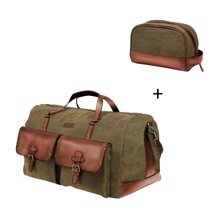 SET/2 TRAVEL BAG »STEVE« & TOILETRY BAG »GLEN«