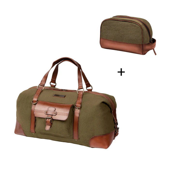 SET/2 TRAVEL BAG »SAM« & TOILETRY BAG »GLEN«