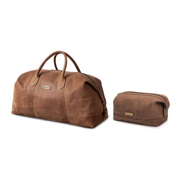 Set/2 weekender »David« & toiletry bag »Ruby«