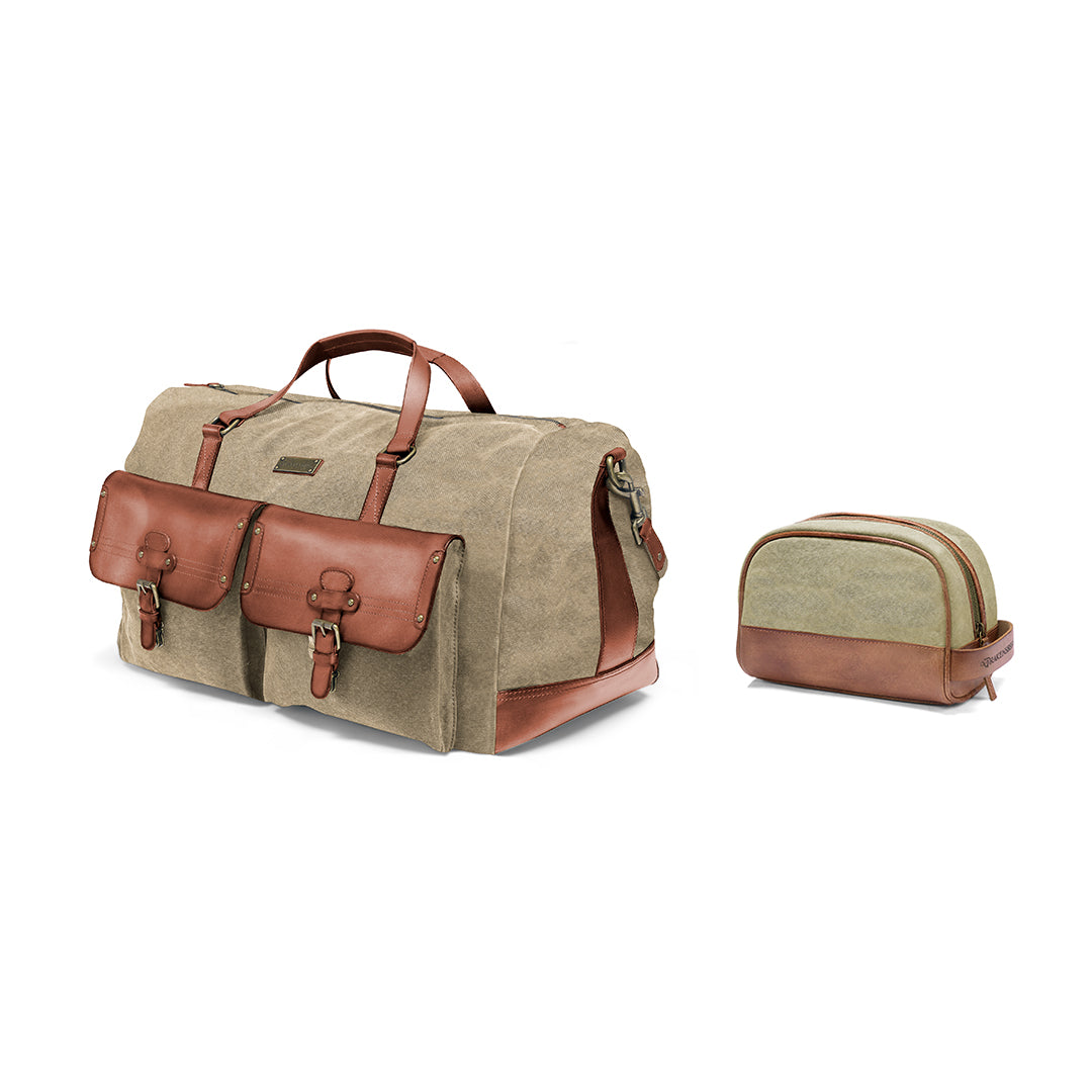 Set/2 travel bag »Steve« & toiletry bag »Glen«